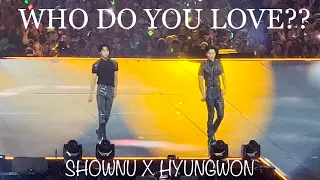 WHO DO U LOVE? | SHOWNU X HYUNGWON | MONSTA X (몬스타엑스) KCON LA | 08/18/2023 | 4K