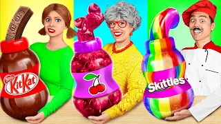 Me vs Grandma Cooking Challenge | Fantastic Cake Decorating Ideas & Tricks by Turbo Team