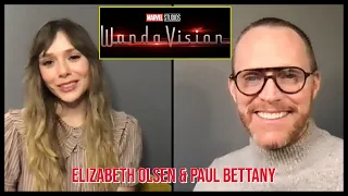 Elizabeth Olsen & Paul Bettany Talk WandaVision! | TV Insider