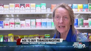 Local effect of age increase to buy tobacco/nicotine products