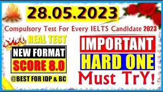 IELTS LISTENING PRACTICE TEST 2023 WITH ANSWERS | 28.05.2023