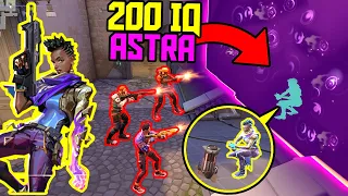 THE POWER OF ASTRA - Best Tricks & 200 IQ Outplays - VALORANT