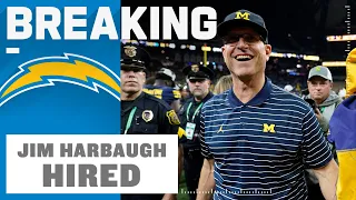 BREAKING NEWS: Chargers Hire Jim Harbaugh as Their Next Head Coach