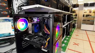 Сборка 1880 _31800₽_ Ryzen 3 3100 / A320M-HDV / 16Gb / ssd 240 / GTX 1060 / 600W / Formula 7706 RGB