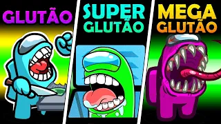 A EVOLUÇÃO do GLUTÃO para MEGA GLUTÃO no Among Us Mod