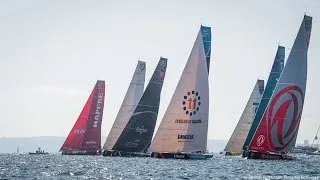 Volvo Ocean Race on Sailaway simulator Leg 2 start Lisbon to Cape town