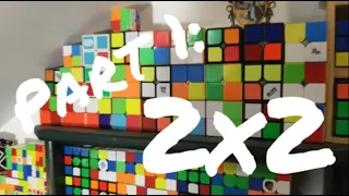 Solving My ENTIRE 190 Cube Collection!! [Part 1 - 2x2]