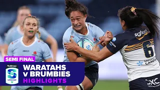 Waratahs v Brumbies Highlights | Semi Final | Super Rugby Women's 2024