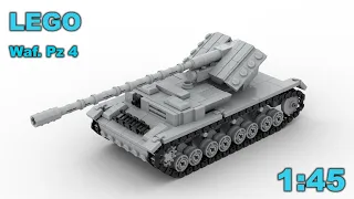 LEGO Waffentrager auf Pz 4 tank in minifig scale!