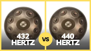 432 Hertz VS 440 Hertz Handpan Comparison | Which do you prefer? | Taylor Sol