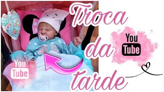 Troquinha fim de tarde  com a bebê reborn Annya