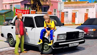 ОПЕРСКАЯ ЕЗДА В GTA 5 - КУПИЛ ВАЗ 2107 У ДЕДА! ОПЕРСКАЯ СЕМЕРКА ИЗ ПОД ДЕДА! 🌊ВОТЕР