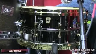 Ludwig Black Beauty Snare Drum w/ Brass Hardware 6.5x14