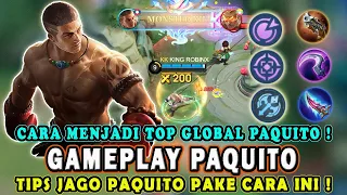 CARA MAIN PAQUITO TERBARU❗COMBO SKILL PAQUITO TERSAKIT❗TUTORIAL GAMEPLAY PAQUITO TOP 1 GLOBAL - MLBB