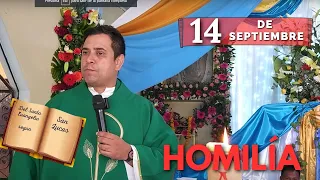 EVANGELIO DE HOY jueves 14 de Septiembre del 2023 - Padre Arturo Cornejo