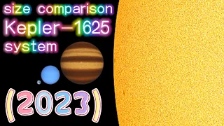 ✨Kepler-1625 system size comparison (2023)🪐