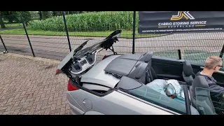 Opel Astra H Twintop Roof problems cabrio storing service nederland Ruinen reparatie dak defect