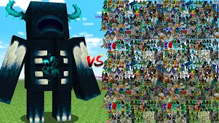 WARDEN TITAN vs 500 RANDOM MOBS!