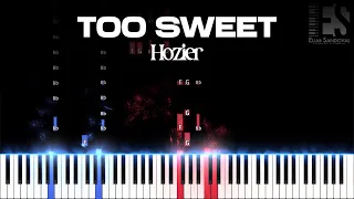 Too Sweet - Hozier (Piano Tutorial) | Eliab Sandoval