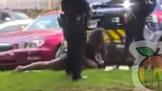 Cop Kicks Handcuffed Woman In The Head