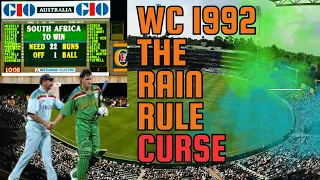 The rain rule | 22 runs in 1 ball | 1992 World Cup Semi-final | South Africa vs England - Cricket
