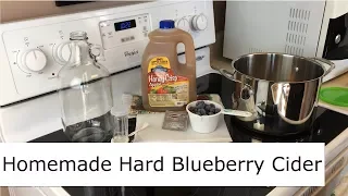 How to Make Homemade Hard Blueberry Cider