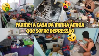 O DIA TODO FAXINANDO A CASA DELA🏡| MUITO TRISTE ESSA SITUAÇÃO😥...