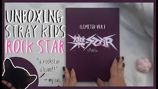 FINALLY unboxing Stray Kids Rock Star (Limited Star ver)🌸 #樂_STAR