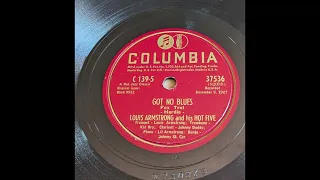 Louis Armstrong & His Hot Five - Got No Blues