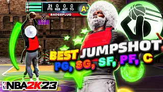 BEST JUMPSHOTS for EVERY BUILD in NBA 2K23! AUTOMATIC GREENLIGHT FASTEST SHOTS
