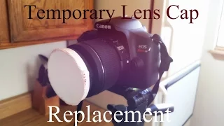 Cheap, Temporary, Lens Cap Replacement (Basically Free!)