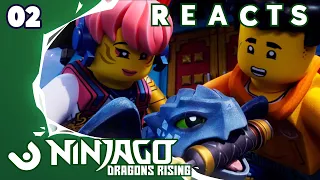 NINJAGOCAST REACTS! Dragons Rising | Episode 2 "The Merge: Part 2" Reaction