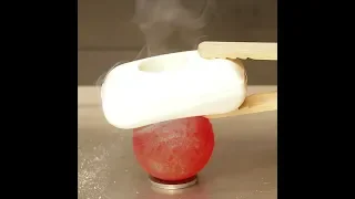 Cool Experiment - Glowing 1000 Degree Metal Ball vs Soap