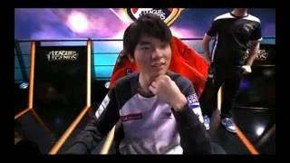 French casters and Crowd sing Happy Birthday to Faker :) | All-star Paris 8 May 2014