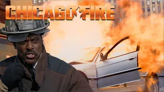 Car blows up in flames during a rescue | Chicago Fire