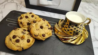 The best Chocolate Chip cookies 🇺🇸🇺🇸🇺🇸 /// طريقة عمل كوكيز امريكي 🇺🇸🇺🇸🇺🇸