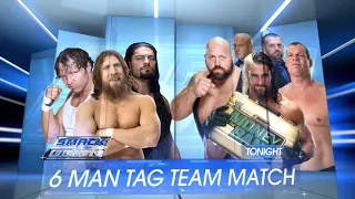 Roman Reigns, Daniel Bryan & Ambrose Vs Seth Rollins, Big Show & Kane - Smackdown 15/01/2015 Español