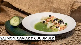 Salmon Caviar and Cucumber by Mike Reid