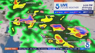 Strong thunderstorms, tornado possible during Southern California storm