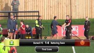 Barwell FC 1-4 KTFC - highlights - 17/09/2022