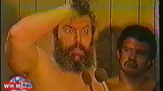 WWC Cartel Dia De Reyes 1987 y entrevistas con Invader 1 & Bruiser Brody