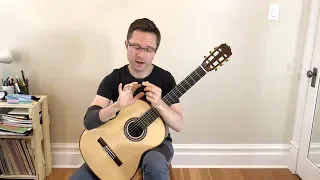 Lesson: Right Hand Fingering Part 2 of 4 for Classical Guitar