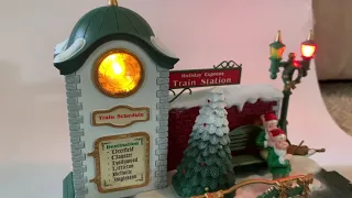 New Bright Holiday Express Train Station Demo