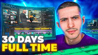 Becoming a Full Time Video Editor in 30 Days