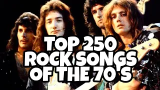 TOP 250 ROCK SONGS 70's
