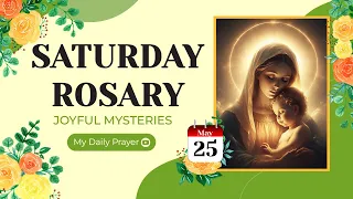 TODAY HOLY ROSARY: JOYFUL MYSTERIES, ROSARY SATURDAY🌹MAY 25, 2024 🙏🏻 SPIRITUAL JOURNEY