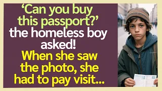 "Buy this passport?" a boy pleaded with a doctor. When she saw the passport photo, her jaw dropped..