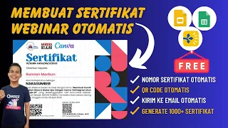 Membuat Sertifikat Otomatis Terkirim ke Email dengan Google Slides, 100% Berhasil