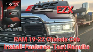 EDGE EZX 5th Gen Ram Cummins Chassis Cab Install Features Testing!