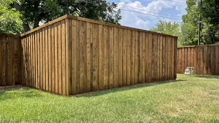 7’ pre-stained board on board